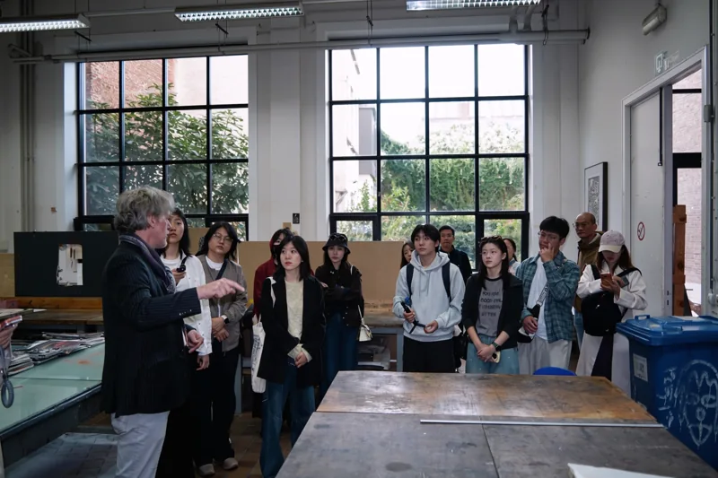Conversations in the art studio