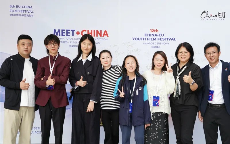 Delegation at the festival